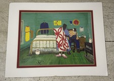 1998 Maurice Cook Litho Print Matthew 6:21 African American LE /250 Signed picture