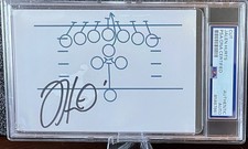 JALEN HURTS Philadelphia Eagles Tush Push Play SIGNED Autograph PSA/DNA COA picture