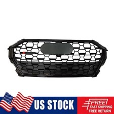 RSQ3 Style For Audi Q3 2020-2023 Honeycomb Front Bumper Grille Black  Grill picture