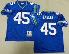 Vintage Kenny Easley #45 Seahawks Throwback Royal Stitched Jersey picture