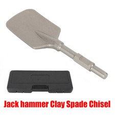 JackHammer Clay Spade Cutter Chisel Bit for Demolition Hammer, 30mm Hex Shank picture