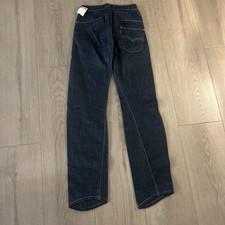 Rare Deadstock Vintage Levi's Engineered Hong Kong Twisted Jeans 25 x 30  picture