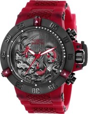 Invicta Subaqua  Koi Fish Exclusive Black/Burgundy Men's Watch 26564 picture