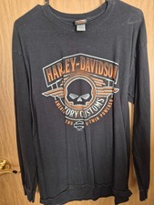 used harley davidson long sleeved tshirt mens size large picture