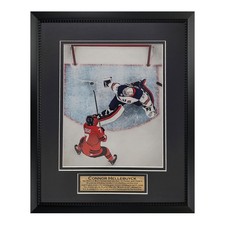 Connor Hellebuyck 2026 Olympic USA Unsigned Photograph Collage Framed to 11x14 picture
