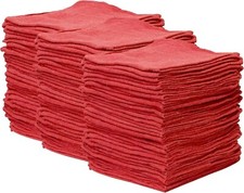 1000 Pieces Red Shop Towels Large 15x15 Cleaning Rags, Fast  picture