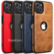For Apple iPhone 18 17 16e 15 14 Plus 13 12 11 Pro X Max Case Leather Shockproof picture