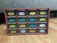 Vintage 1997 Sanrio Pochacco Cool K-9 16 Drawer Organizer Storage Box Rare 90s picture