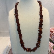 Vintage Polished Baltic Chip Cognac Amber  24