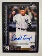 Donald Trump 2025”47“ Custom ACEO Baseball  /10 picture