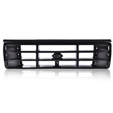 FOR 92-97 FORD F SUPER DUTY BRONCO F150-F350 F53 F59 FRONT BUMPER GRILLE BLACK picture