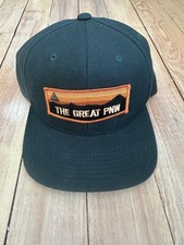 The Great PNW Hat Snapback Green Forest Mountain Patch Yupoong The Classics Wool picture
