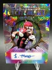 2025 LEAF VALIANT FOOTBALL LE'VEON MOSS PURE EXCITEMENT AUTO CARD 1/1 RARE picture