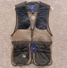 BERETTA Unisex Full Mesh Breathable Competition Shooting Vest Small NEW NWT picture