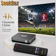 NEW SeekBox Pro Android TV Box Version Voice Control Same Day Shipping 4K picture