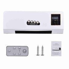 2-in-1 Heater And Fan Combo Adjustable Temperature Wall Space Heater 0-6 Hours picture
