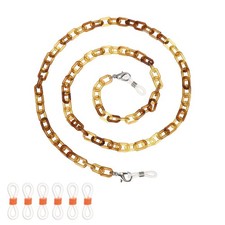 Brown Stylish Acrylic Eyeglasses Chain Acrylic Mask Lanyard picture