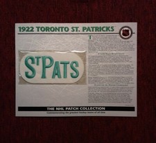 Willabee And Ward 1922 Toronto St. Patricks Official NHL Throwback Hockey Patch picture