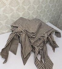 West Elm Pierce & Ward Cotton Linen Stripe Duvet Set READ  picture