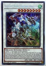 *** CRYSTAL WING SYNCHRO DRAGON ***  SECRET RARE BLLR-EN062 YUGIOH  picture