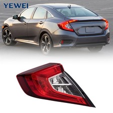 For 2016 2017 2018 2019 2020 2021 Honda Civic Tail light Driver outer Left Lamp picture