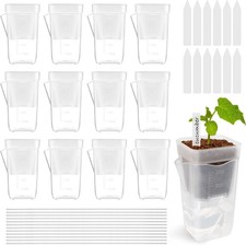 12 Pack Mini Self Watering Pots Set for Indoor Plants, 2.5