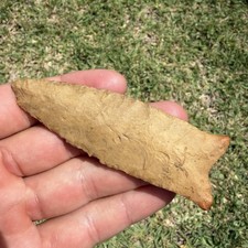 Dalton Arrowhead Artifact Oklahoma Authentic 3.81” VERY THIN picture