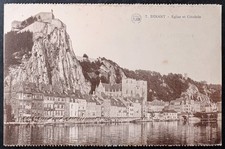 BELGIUM 1910s. DINANT CHURCH AND CITADEL. ADVERTISEMENT: 