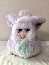 Works Mute - RARE 2005 Hasbro Grapesicle Emototronic Furby Blue Eyes *Damaged* picture