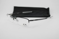 NEW OAKLEY OX3111-0252 RHINOCHASER BLACK GREY SATIN AUTHENTIC EYEGLASSES 52-19 picture