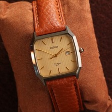 Vintage Waltham Dynax C.A. Swiss Quartz Mens Tank Watch - 1978 picture