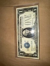 1928A $1 One Dollar Funny Back Silver Certificate Blue Seal Great Condition picture