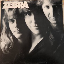 Zebra Self-Titled 1983 Atlantic 80054-1 Vinyl LP w/ Inner Sleeve picture