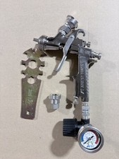 NEW Anest Iwata W-400 Spray Gun 1.3mm – Unused + Genuine Gauge & PPS Adapter picture