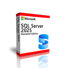 Microsoft SQL Server 2025 Standard 48 Core Unlimited User CALs CoA Authentic picture