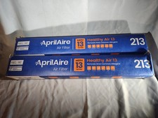 Aprilaire 413 16x25x4 MERV 13 Replacement Air Filter 2-Pack Open Box picture