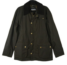 New, Barbour Men's Ashby waxed jacket in Olive Sz M #WAX319 picture