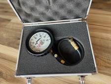 Longacre PRO Racing Tire Pressure Gauge 0-60 PSI GID and protective hard case picture