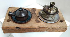 Rare Vintage Studio Pottery Stunning David & Hermia Boyd Condiment Set c.1956 picture