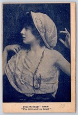 Antique Evelyn Nesbit Thaw the Girl  the Scarf Portrait 1910 picture