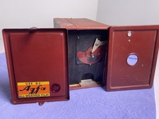 Vintage Agfa Ansco No 2 Box Camera Maroon Art Deco B2 120 Film Display Prop picture