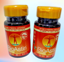 2 PACK, (25 +25 Softgels ) 12mg,   Nutrex BioAstin,  50 gels Total EXP. 06/2027 picture