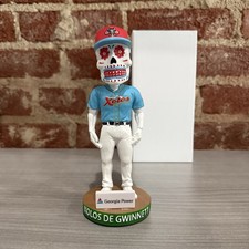 Xolos de Gwinnett (Gwinnett Stripers) Sugar Skull Bobblehead 9/23/23 picture