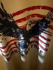 Cato Plus 18/20W Beige Patriotic Eagle Flag 