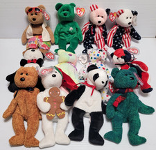 VINTAGE TY BEANIE BABIES BEAR LOT picture