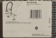 BRIZO 62174LF-SS ROOK ARTICULATING BRIDGE FAUCET WITH FINISHED HOSE picture