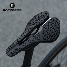 ROCKBROS 3D Printed Bicycle Saddle Ultralight Carbon Fiber Hollow Bike Saddle picture