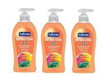 Softsoap Antibacterial Liquid Hand Soap, Crisp Clean Scent Hand Soap,11.25oz 3PK picture