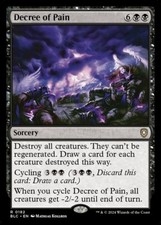 Decree of Pain 0182 Non Foil Rare Bloomburrow Commander MTG NM picture