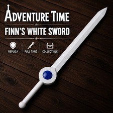 Adventure Time Finn’s White Sword – Custom Stainless Steel Cosplay Replica picture
